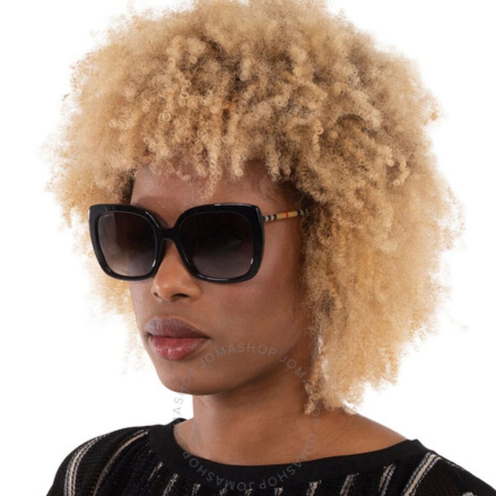 Burberry Women Sunglasses Black Grey Gradient Square BE4323F 38538G BRAND NEW - Picture 10 of 12